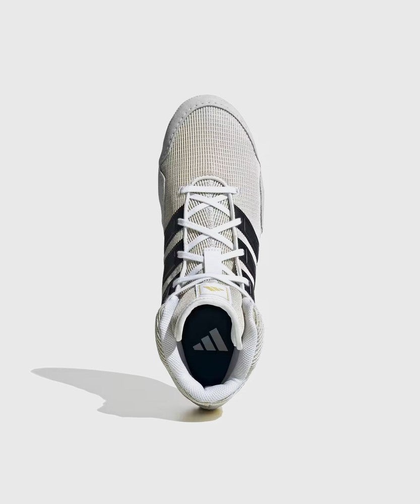 Adidas Speedex Sneakers Men\'s US 12 White Gold Striped Wrestling Shoes MEW2002 Adidas Speedex White Gold, Attack First Wrestling Shoes  main image 3