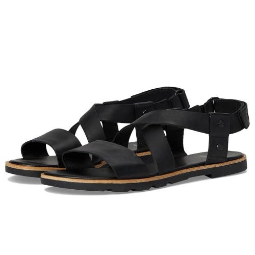 Sorel Ellatm III 2113031-010 Strappy Womens 7.5 Black Crisscross Sandal ZOGG3419
