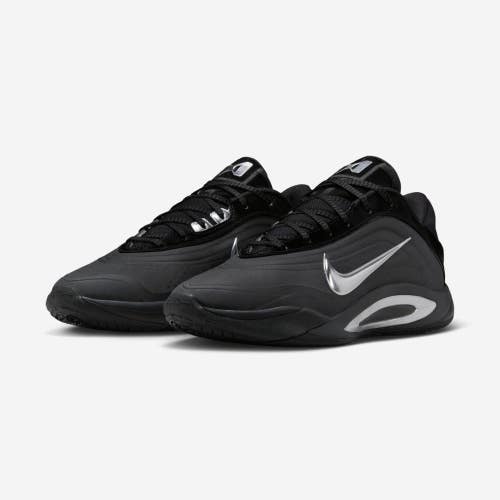 Nike A'One FZ8605-002 Sneakers Women's Black Silver Basketball Shoes SHOP647