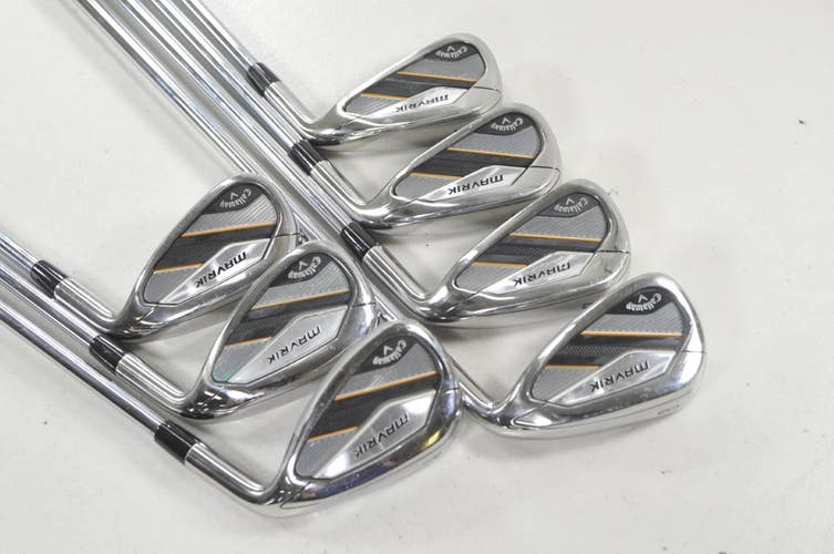 Callaway Mavrik 5-PW,AW Iron Set Stiff Flex Project X LZ 6.0 105g Steel # 223926