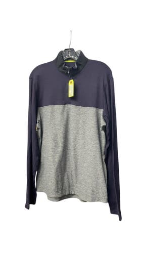 Lululemon Men's Quarter-Zip Pullover - Purple/Grey - Size Medium