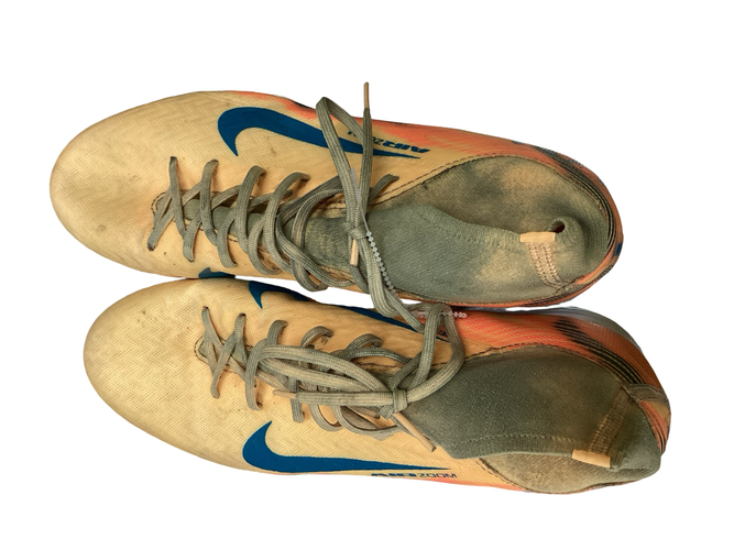 Used Nike Soccer Cleats Gold Senior 8.5 11613-S000187125