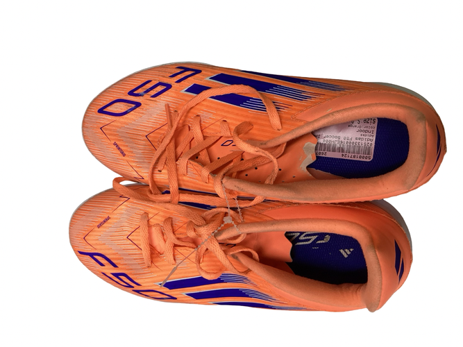 Used Adidas Soccer Indoor Shoes Orange Senior 8 11613-S000187124
