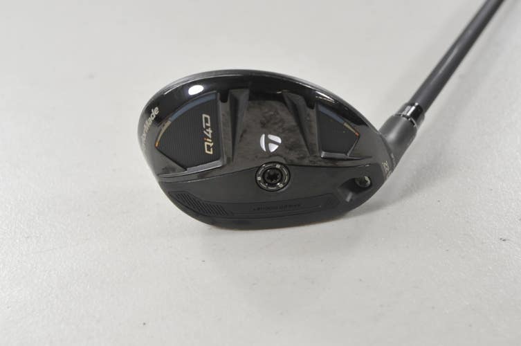 LEFT HANDED TaylorMade Qi4D Rescue 4-22* Hybrid Senior Flex 55g Graphite #223869