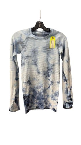 Lululemon Women's Blue Tie-Dye Long Sleeve Shirt - Size 4