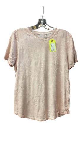 Lululemon Women's Pink T-Shirt - Size 12