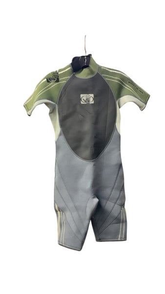 Body Glove Junior 14 Shorty Wetsuit - Grey/Green
