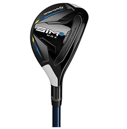 NEW TaylorMade Sim2 Max 22* 4 Hybrid/Rescue Graphite Ventus Blue 7-S Stiff Flex