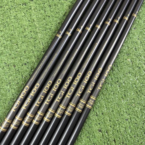 Aldila TGI 100 Iron Shaft Set 2-PW Graphite Tour Grade Regular Flex .355 Tip
