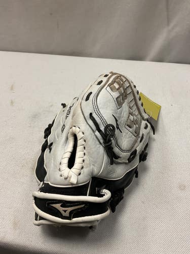 Used Mizuno SUPREME FASTPITCH RH Throw Fastpitch Gloves Black 12" 11490-S000276117