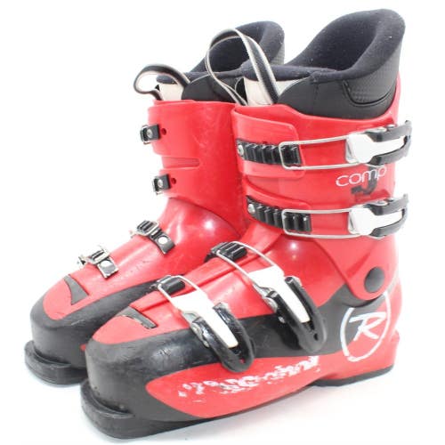 Rossignol Comp J3 Juniors Ski Boots - Size 6.5 / Mondo 24.5 Used