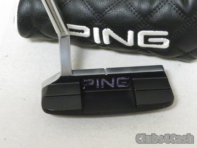 PING 2023 Kushin 4 Putter Black Dot 34" +Cover Purple Paint-Fill