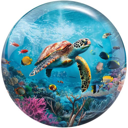 Brunswick Sea Turtle Viz-A-Ball Bowling Ball