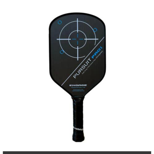 Engage Pursuit Pro1 Elongated 12.7mm Pickleball Paddle - Carbon Sky