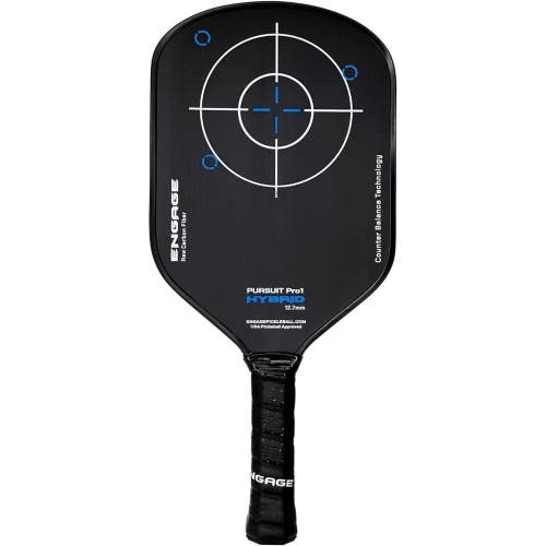 Engage Pursuit Pro1 Hybrid 12.7mm Pickleball Paddle - Carbon Sky