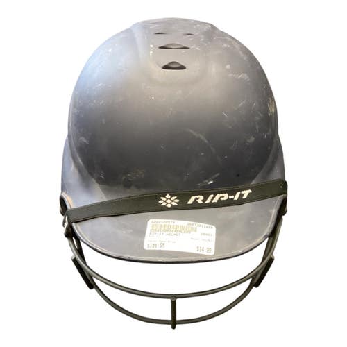 Used RIP-IT HELMET Batting Helmet w/Mask Navy Blue SM 11846-S000108524