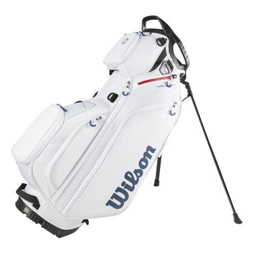 Wilson Talus 5 Stand Golf Bag White Red Blue 5-Way