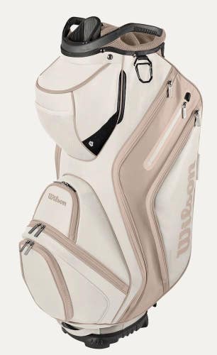Wilson Aurora Women's Cart Golf Bag White Beige