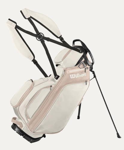 Wilson Aurora Women's Stand Golf Bag White Beige