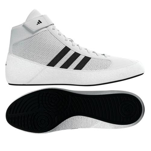 Adidas HVC 2 White/Black Wrestling Shoes NEW