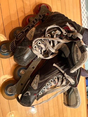 Bauer Inline Skates Regular Width Size 3.5 (Used)