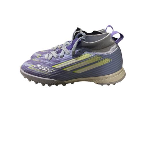 Used Adidas Soccer Indoor Shoes Purple Youth 12.0 11847-S000037534