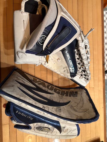 Vaughn Velocity V9 Regular Glove and Vaughn Velocity 7207 Blocker (Used)