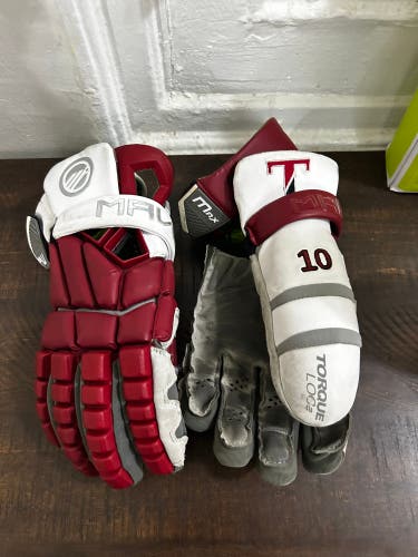 Maverik Max Goalie Lacrosse Gloves (Used)