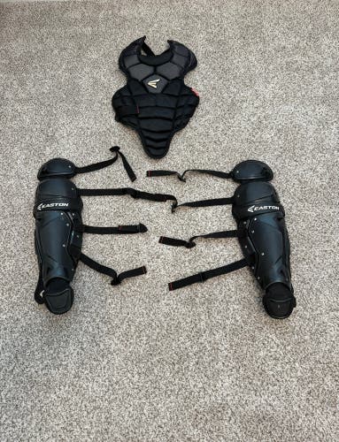 Black Easton Catcher's Set (Used)