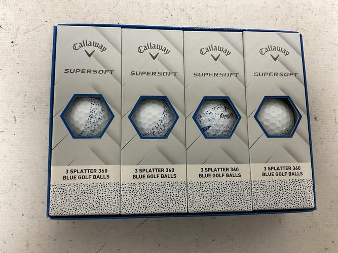 Used Callaway SUPERSOFT 12PK 12 Pack - Golf Balls Royal Blue 11855-S000207971