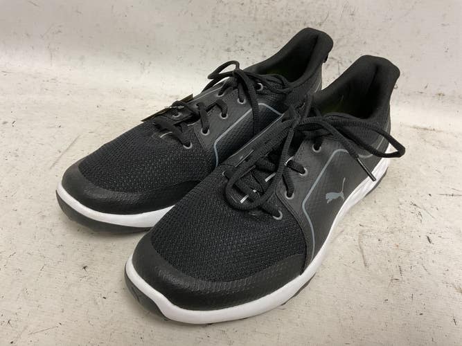Used Puma 193466-02 Mens Golf Shoes Black Senior 11.5 11855-S000207959