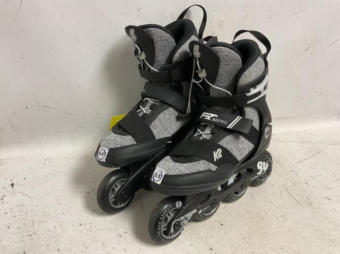 Used K2 F.I.T. 80 PRO Senior Rec Fitness Skates Black Senior 7.5 11855-S000207928