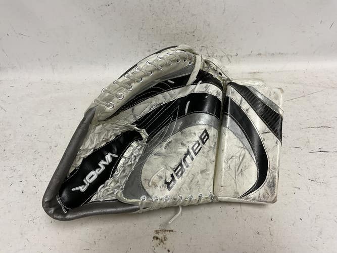 Used Bauer VAPOR X50 Junior Goalie Catcher Black And White 11855-S000207873