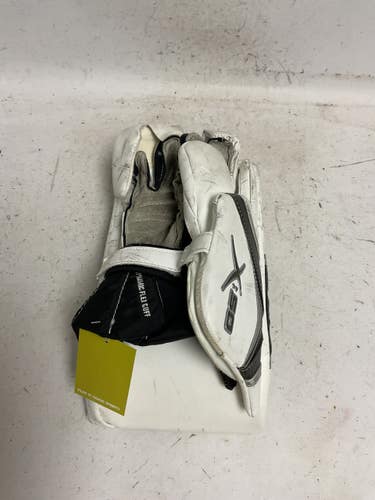 Used Bauer VAPOR X50 Junior Goalie Blocker Black And White 11855-S000207872