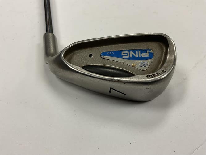 Used Ping G2 BLACK DOT Mens Individual Iron RH 7 Iron 11855-S000207837