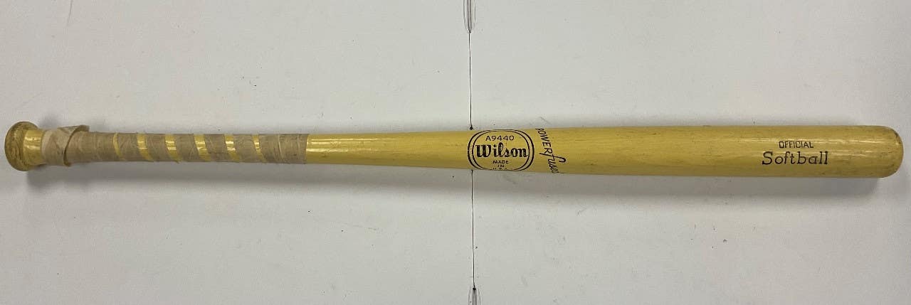 Used Wilson A9440 BB/SB Wood Bat Tan 34" 11855-S000207824