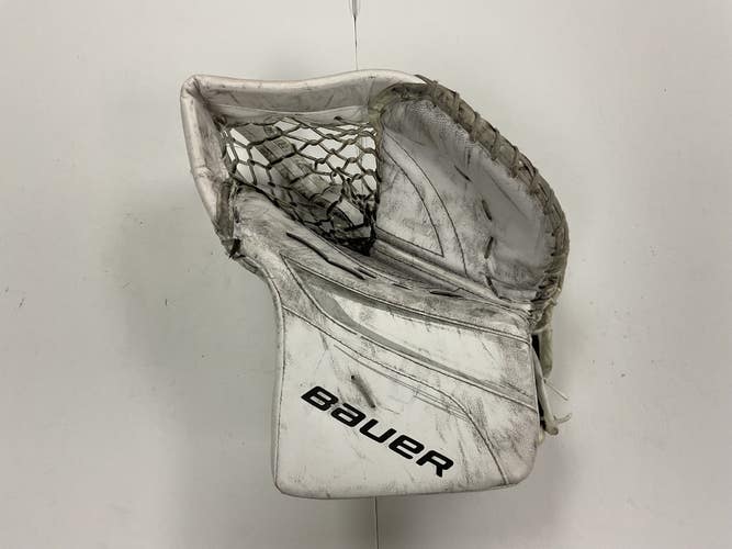Used Bauer VAPOR X5 PRO Senior Goalie Catcher White 11855-S000207819