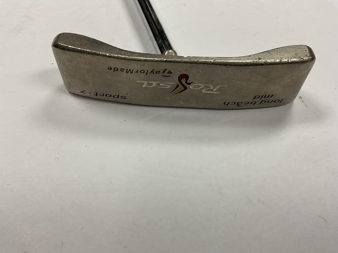 Used Taylormade ROSSA SPORT-7 LONG BEACH MID Mens Putter RH Belly 11855-S000207795
