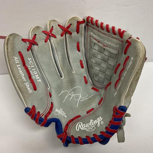 Used Rawlings Sure Catch Mike Trout SC110MT Baseball Glove LH Throw Grey 11" 11855-S000207745