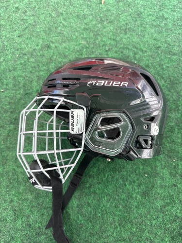 Black Small Bauer Re-Akt 85 Helmet (Used)