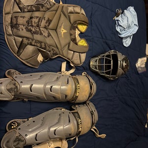 Black/Gray All Star System 7 Axis Catcher's Set (Used)