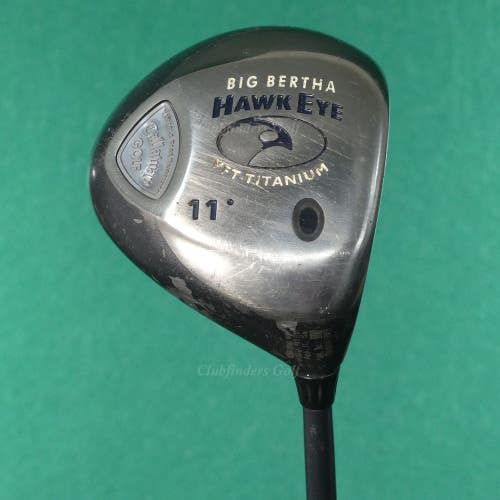 Lady Callaway Big Bertha Hawk Eye VFT 11 Driver Factory Gems 50 Graphite Ladies