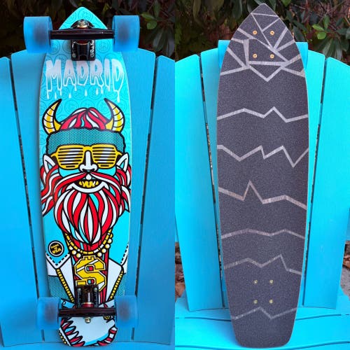 Madrid Custom Complete Longboard Skateboard 9” Paris RKP Trucks Shredboot Wheels