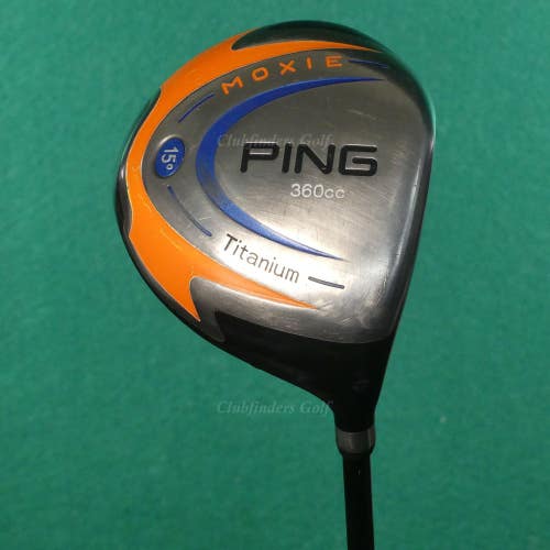 JUNIOR Ping Moxie 360cc Titanium 15 Driver Factory Graphite Junior
