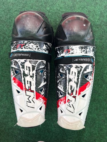 Senior CCM JetSpeed FT680 Shin Pads 14" (Used)