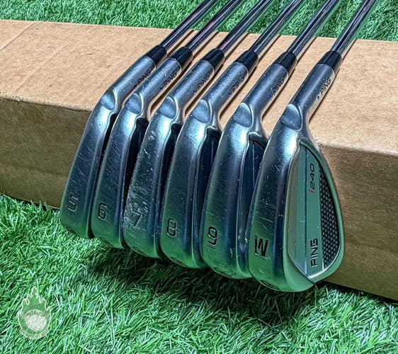 Used RH Ping Blue Dot i240 Irons 5-PW 120g X100 X-Stiff Flex Steel Golf Set