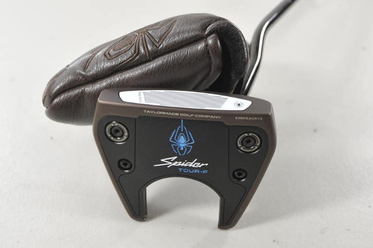 TaylorMade Spider Tour F Torched DB 34" Putter RH KBS Steel with Cover #224071
