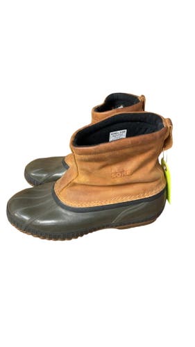 Sorel Brown Waterproof Rain Boots - Size 8