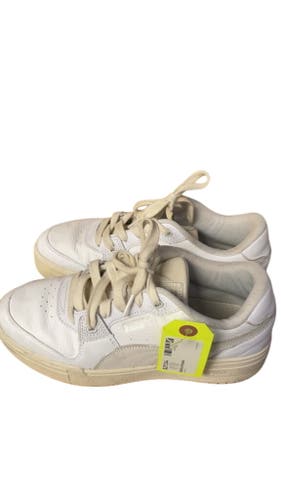 Puma White Sneakers - Size 8