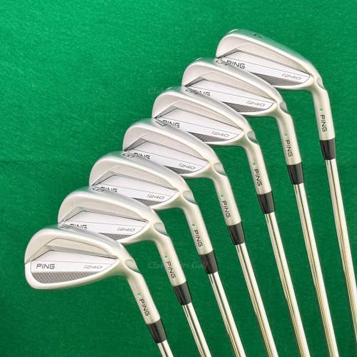 Ping i240 Green Dot 4-PW Iron Set Dynamic Gold S300 Steel Stiff